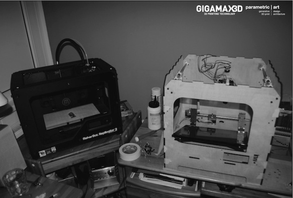 DIY 3D printer workshop GigamaX3D x parametric | art